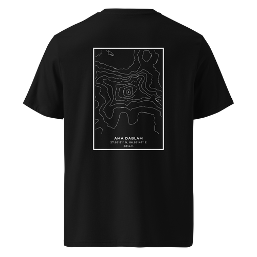 Ama Dablam - camiseta Negro, vista trasera