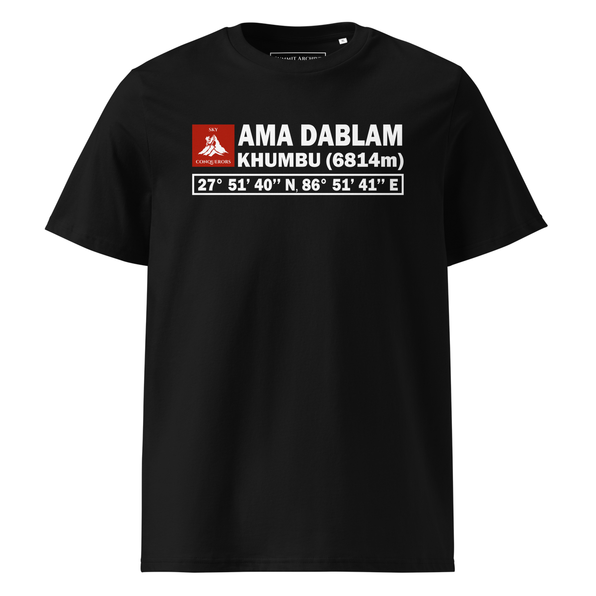 Ama Dablam - camiseta Negro, vista frontal