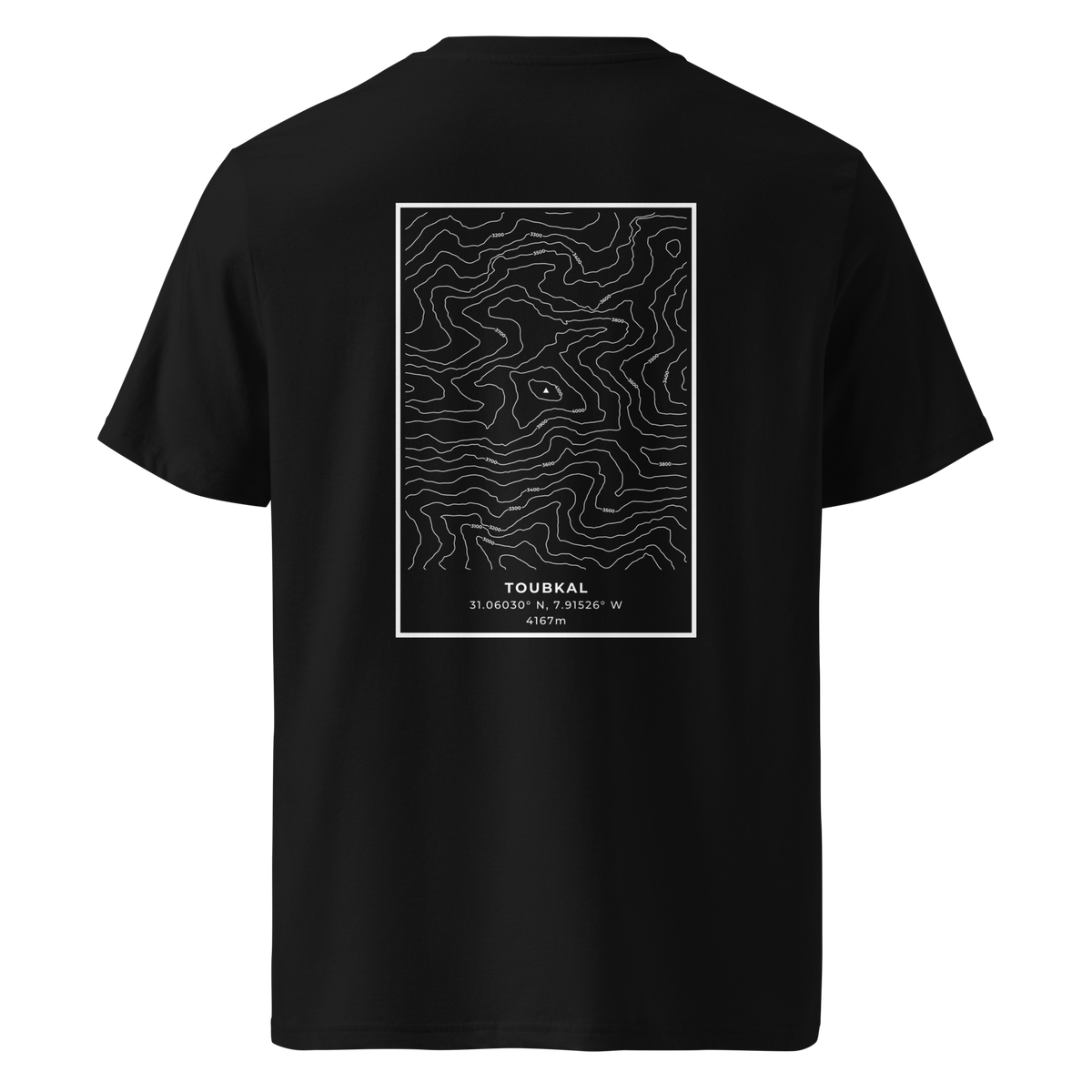 Toubkal - camiseta Negro, vista trasera
