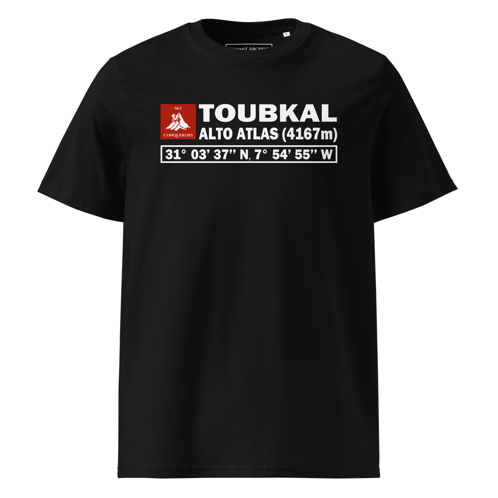 Toubkal - camiseta Negro, vista frontal