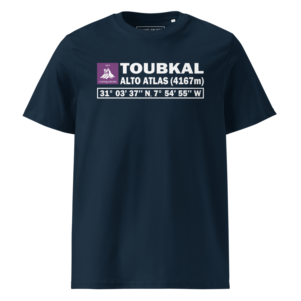 Toubkal - camiseta French Navy, vista frontal
