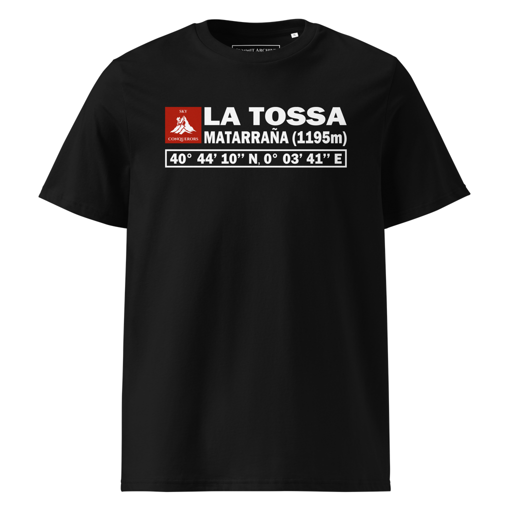 La Tossa - camiseta Negro, vista frontal