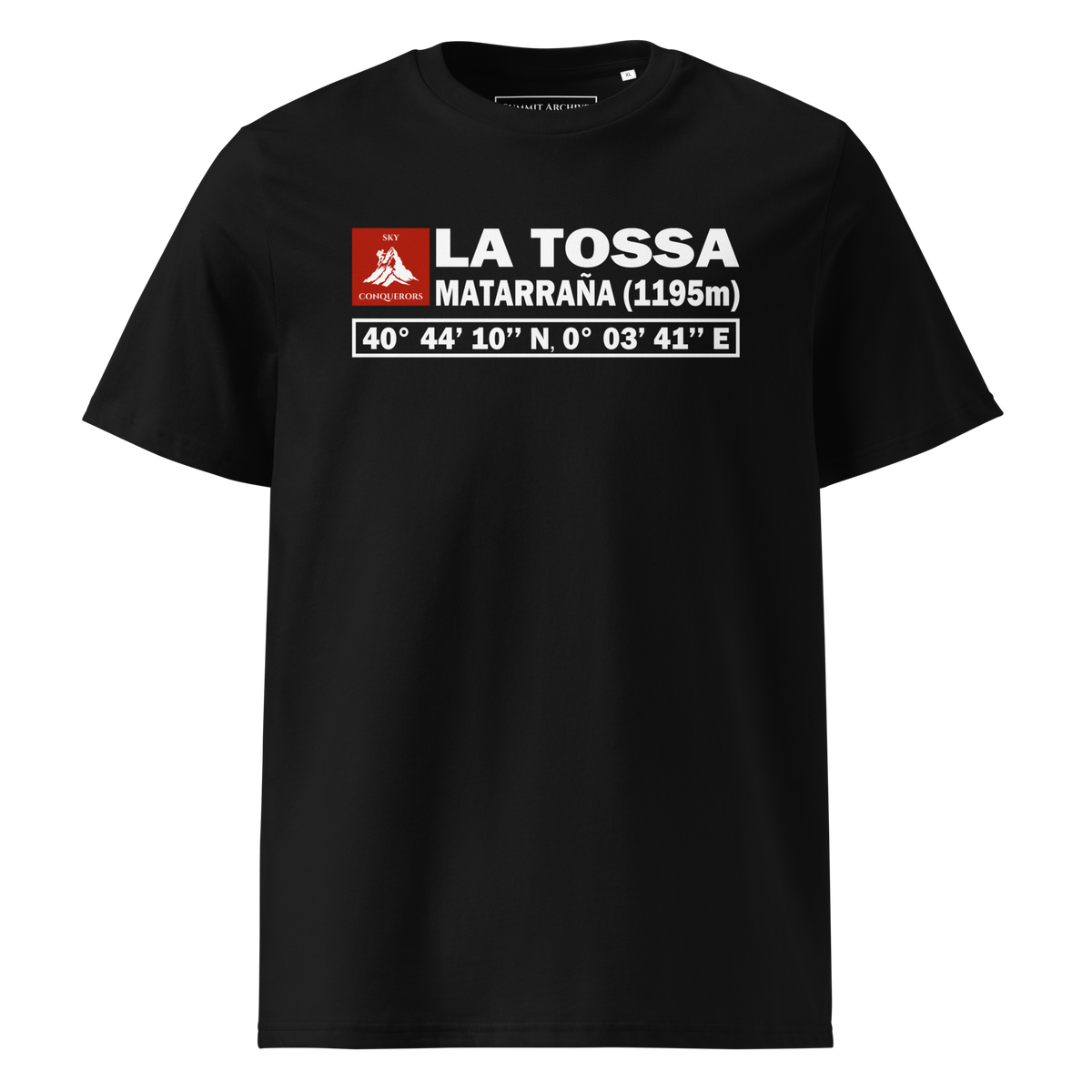 La Tossa - camiseta Negro, vista frontal