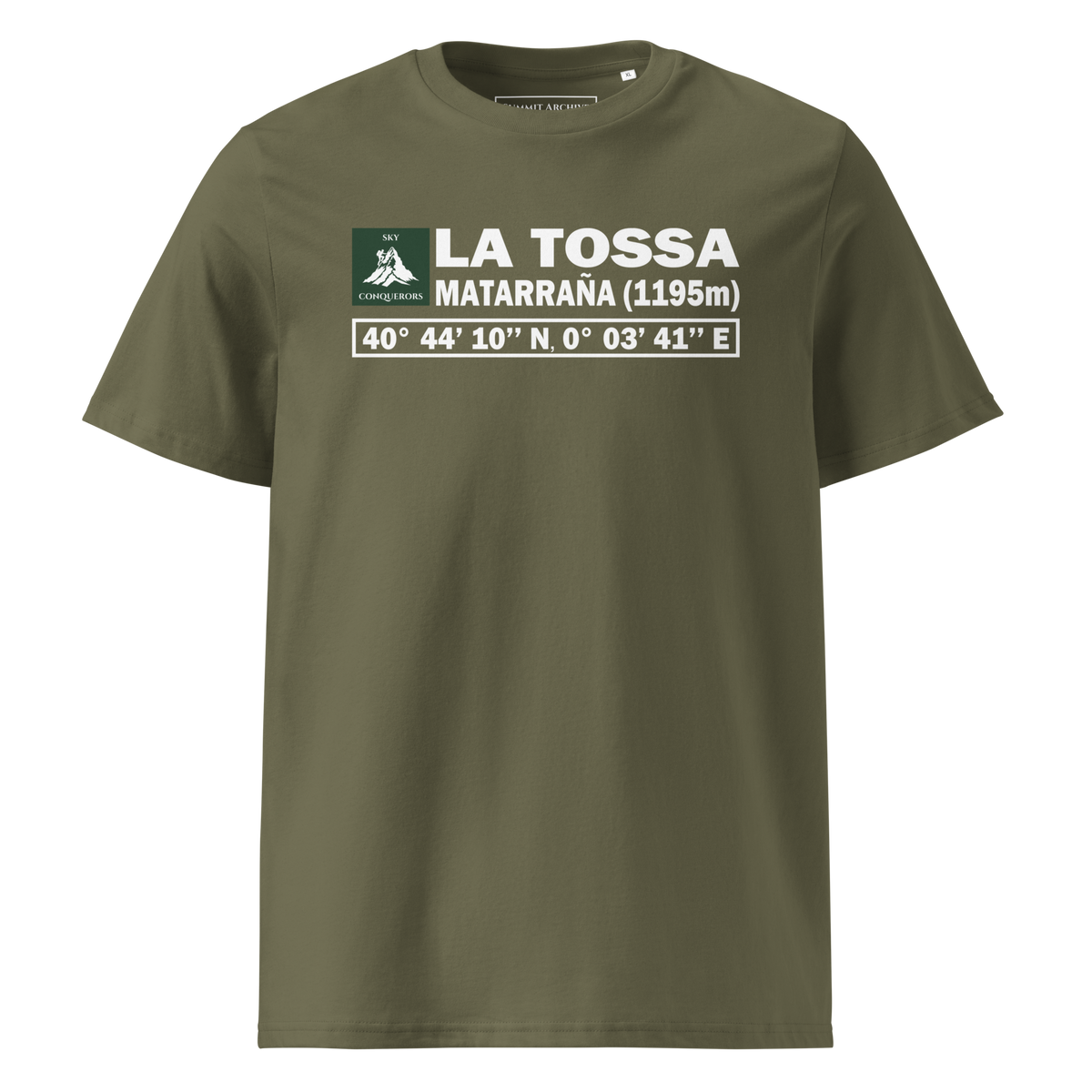 La Tossa - camiseta Caqui, vista frontal