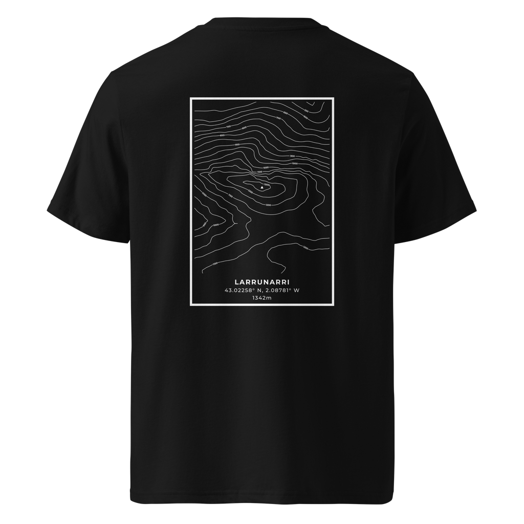 Txindoki / Larrunarri - camiseta Negro, vista trasera