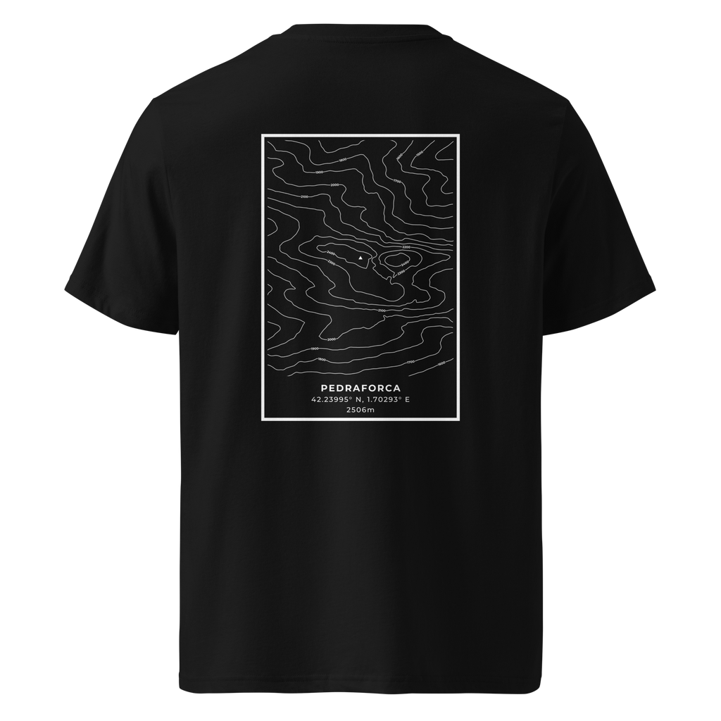 Pedraforca - camiseta Negro, vista trasera