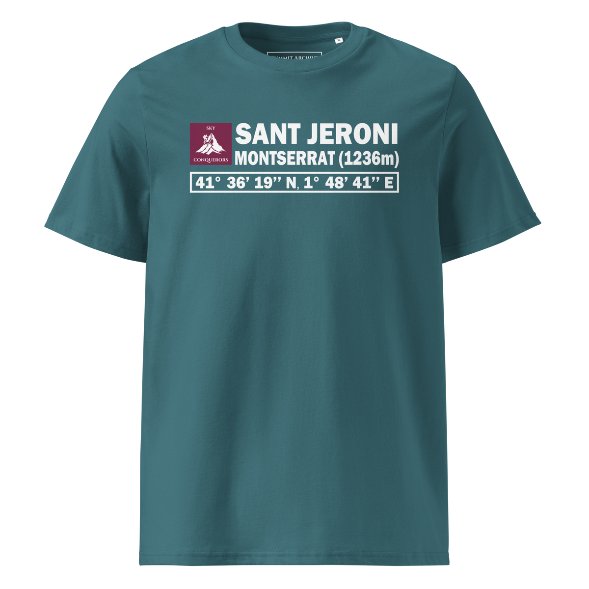 Sant Jeroni - camiseta Stargazer, vista frontal