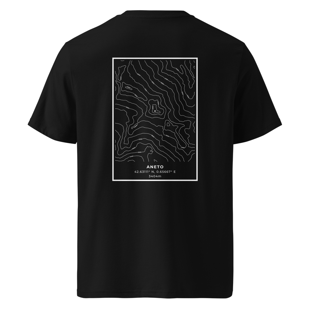 Aneto - camiseta Negro, vista trasera