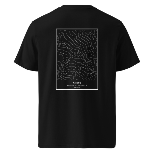 Aneto - camiseta Negro, vista trasera