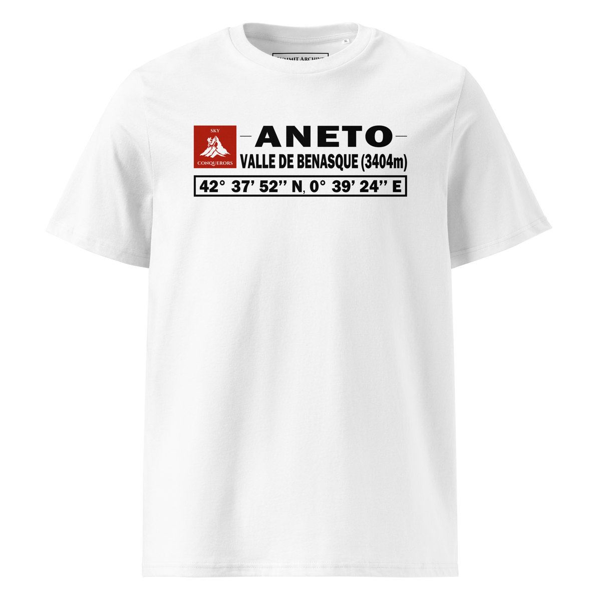 Aneto - camiseta Blanco, vista frontal